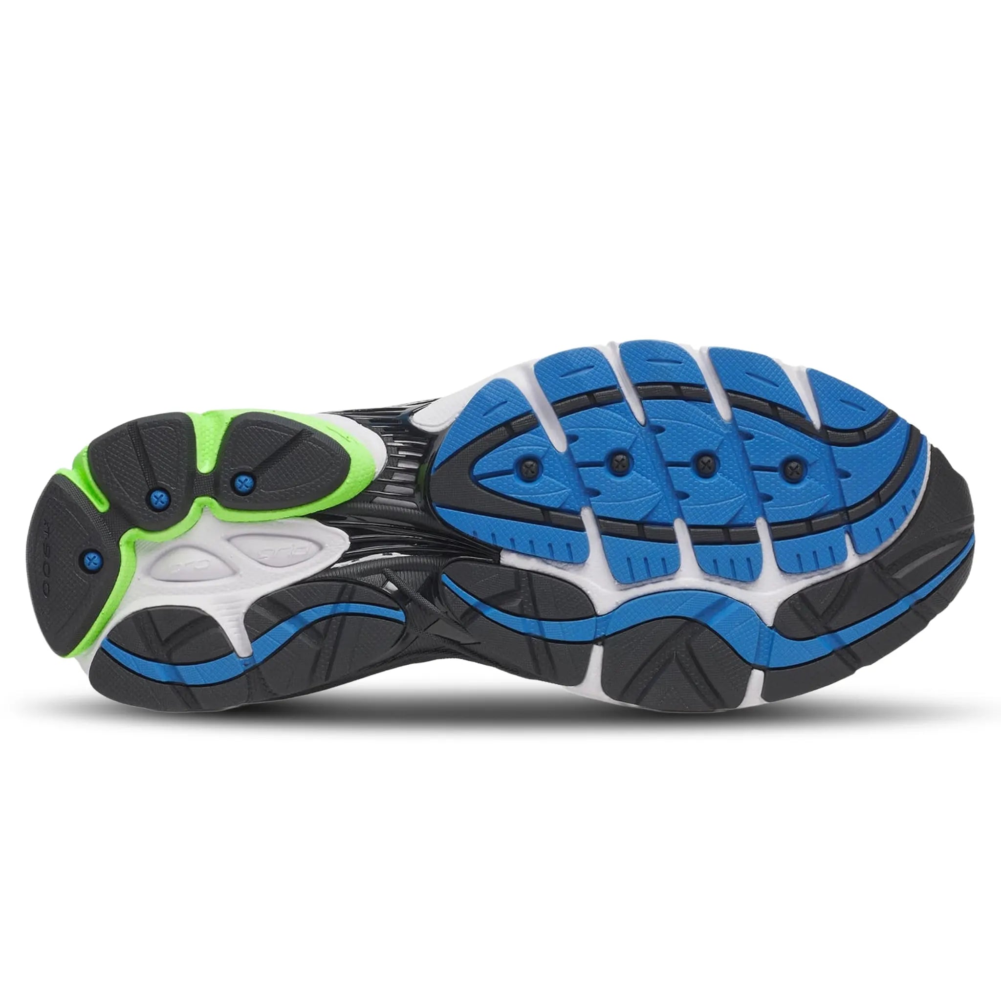 Sole View of Saucony Progrid Omni 9 Grey Smile S70739-59