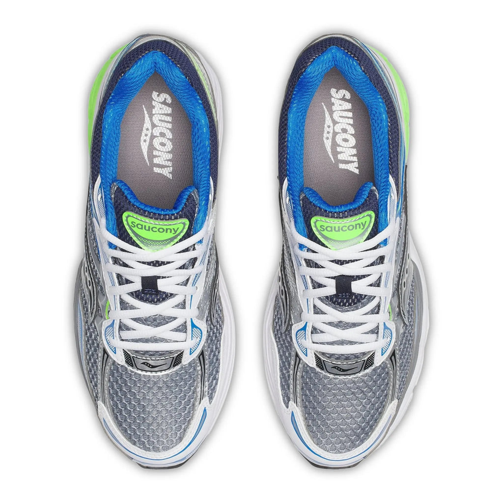 Upper View of Saucony Progrid Omni 9 Grey Smile S70739-59