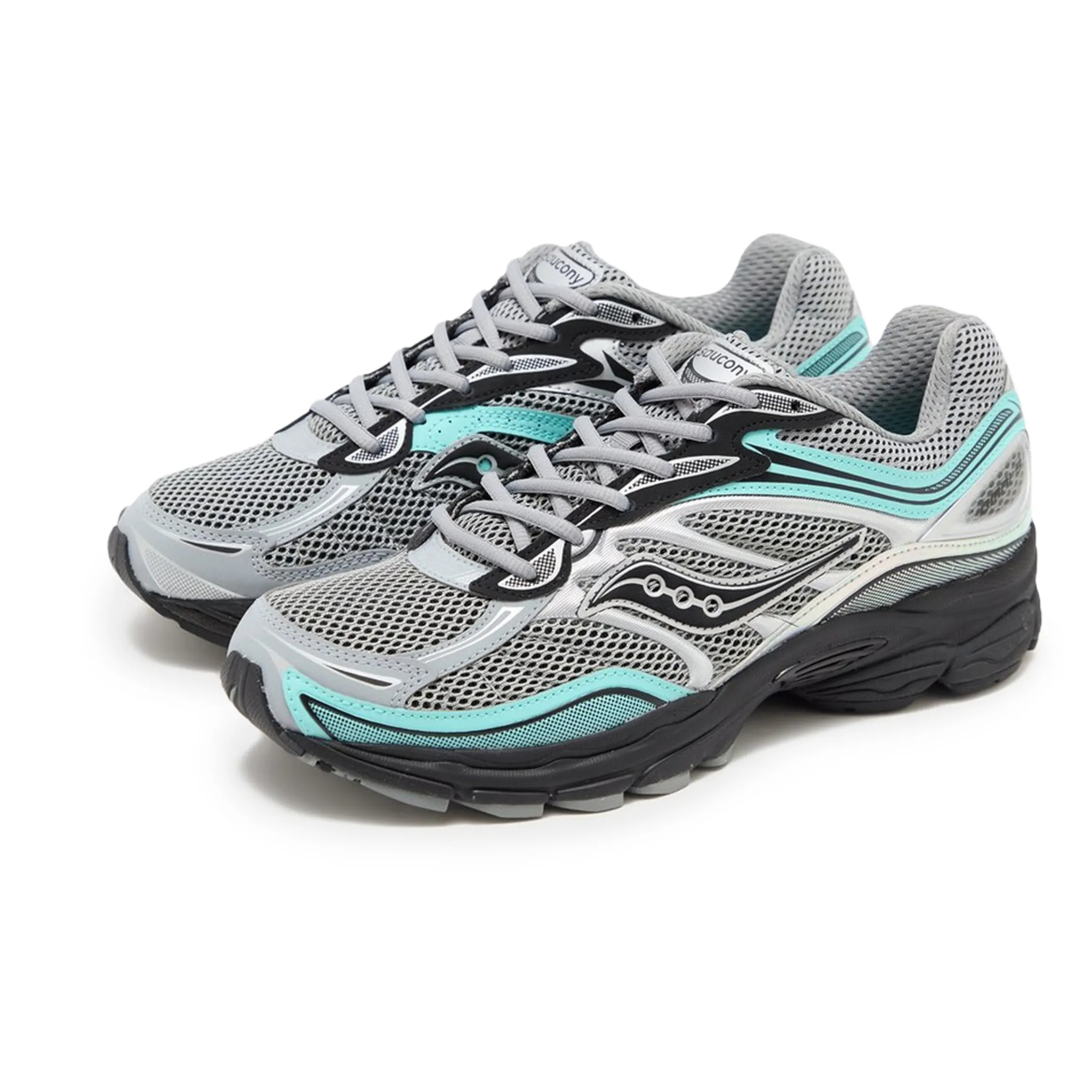 Saucony Progrid Omni 9 Silver Teal Grey